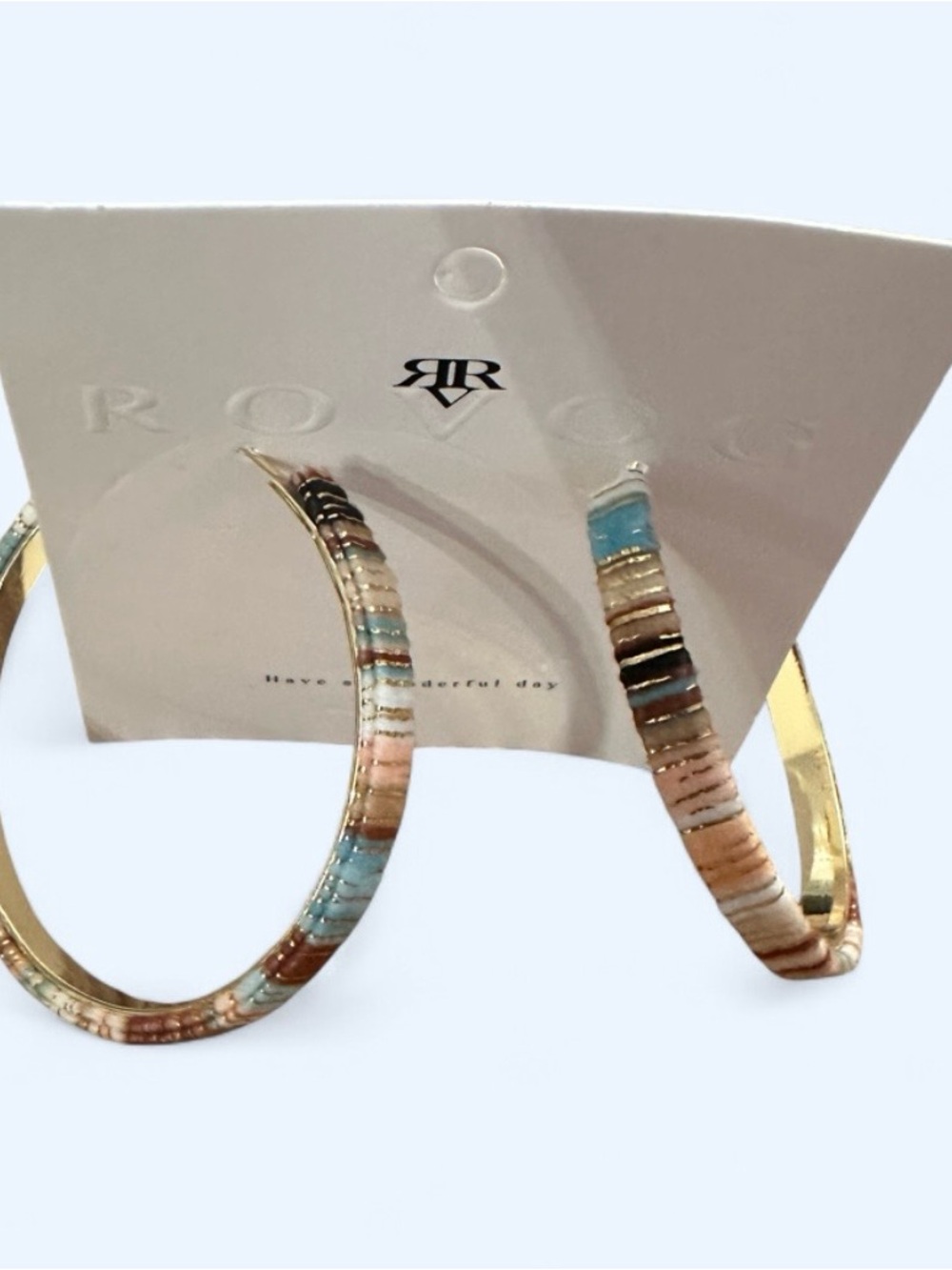 Multicolor Hoop Earrings